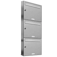 Surface-mounted mailbox 331 3x1 Horizontal