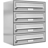 Surface-mounted mailbox 132 4x1 Vertical