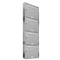 Flush-mounted mailbox 331 4x1 Horizontal