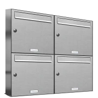 Surface-mounted mailbox 331 4x2 Horizontal