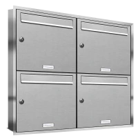 Flush-mounted mailbox 331 4x2 Horizontal