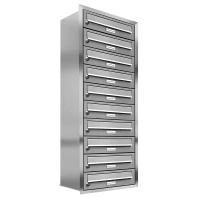 Flush-mounted mailbox 132 10x1 Vertical